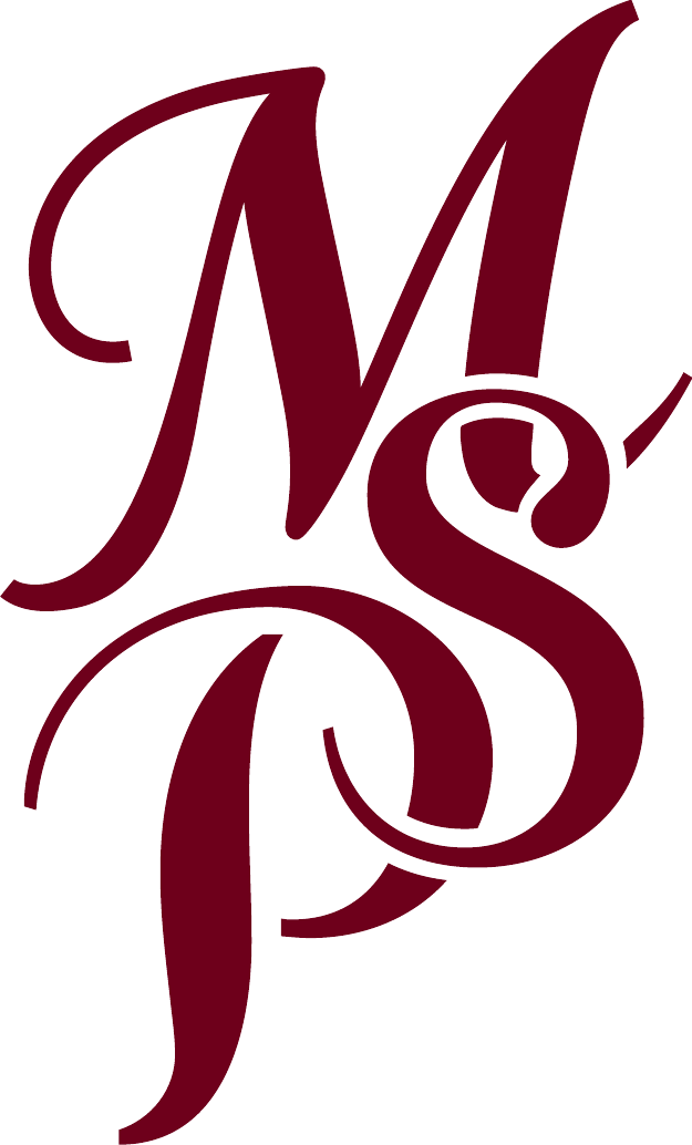 Monograma Maison Pastrana en rojo